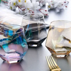 Diamantglas Grå