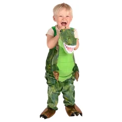 Dinosaurie Barn Ridande Maskeraddräkt