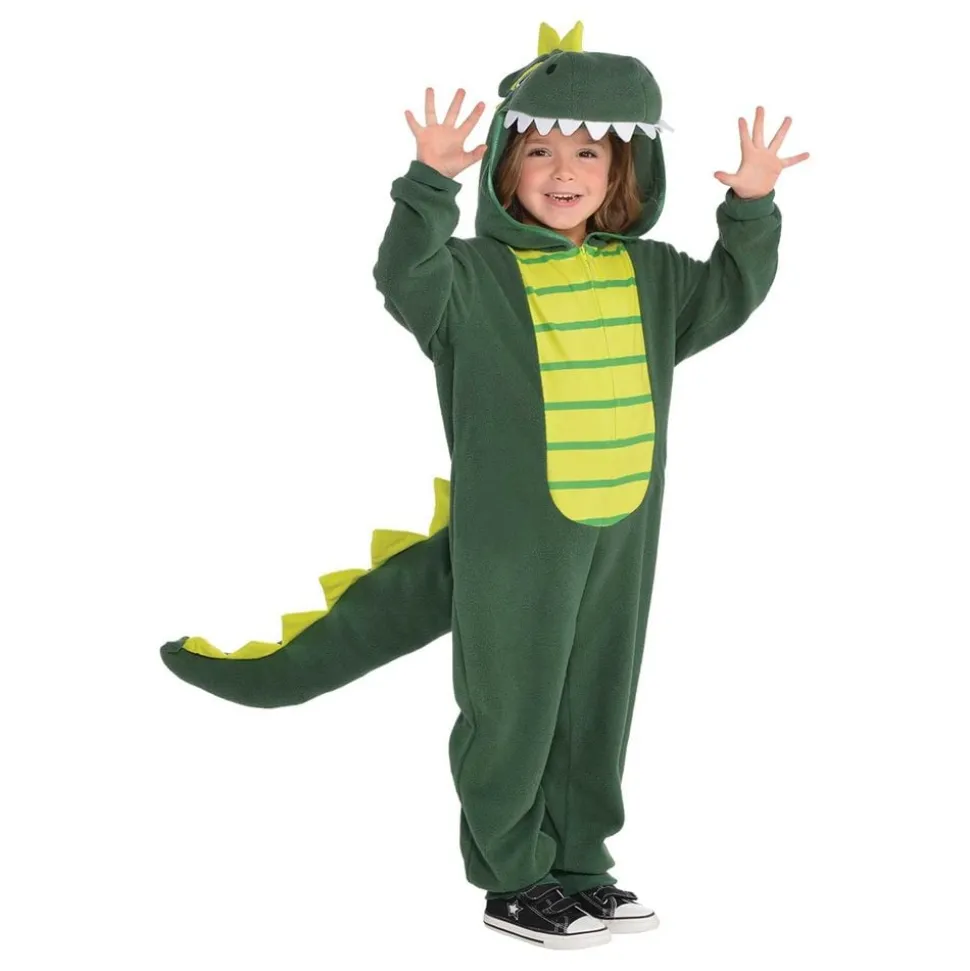 Dinosaurie Onesie Barn Maskeraddräkt