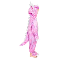 Disco Dinosaurie Rosa Jumpsuit Barn Maskeraddräkt