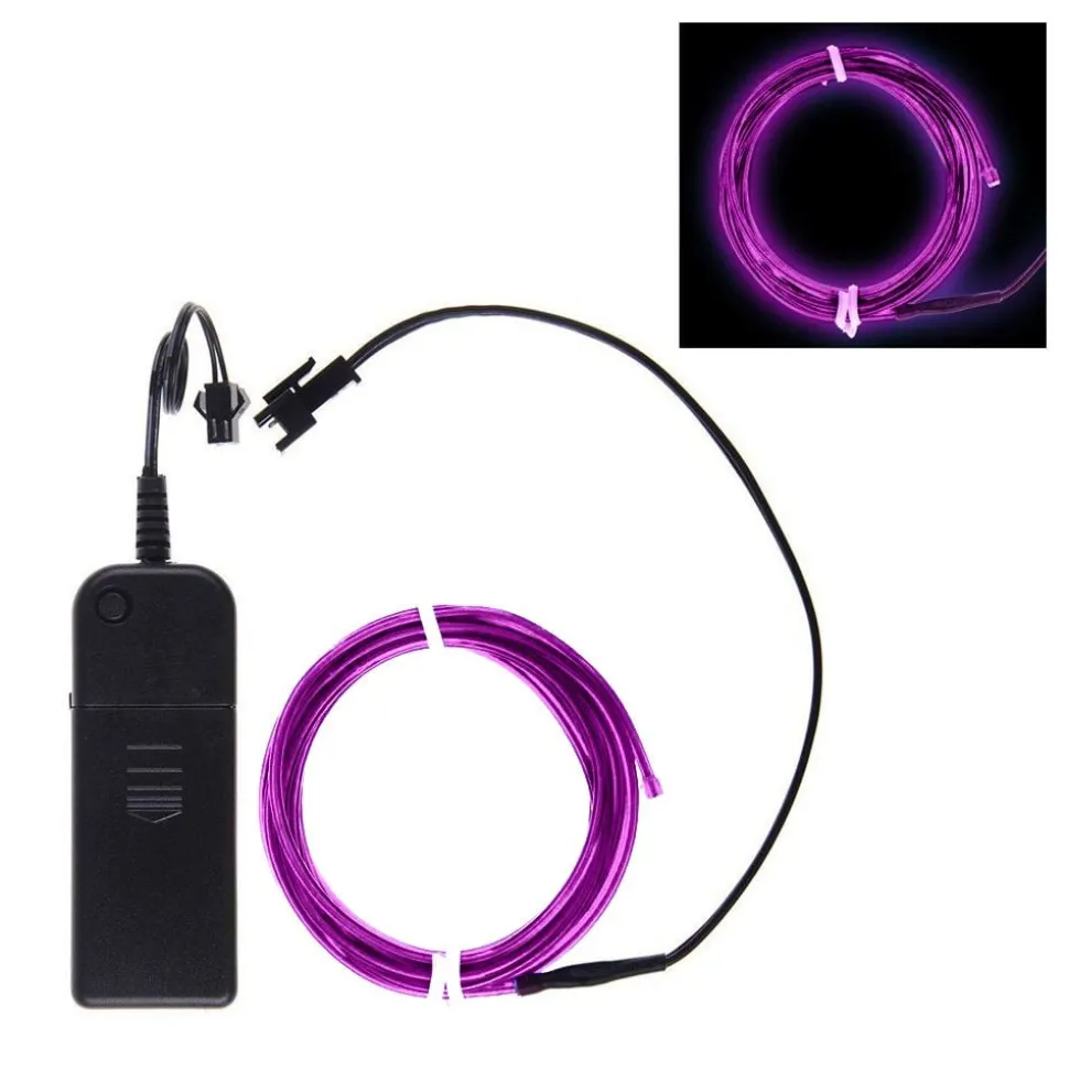 El Wire Batteridriven LED Slinga