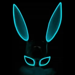 El Wire Kanin LED Mask