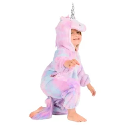 Enhörning Pastell Jumpsuit Barn Maskeraddräkt