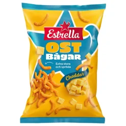 Estrella Ostbågar Extra Stora Cheddar