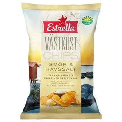 Estrella Västkustchips Smör & Havssalt