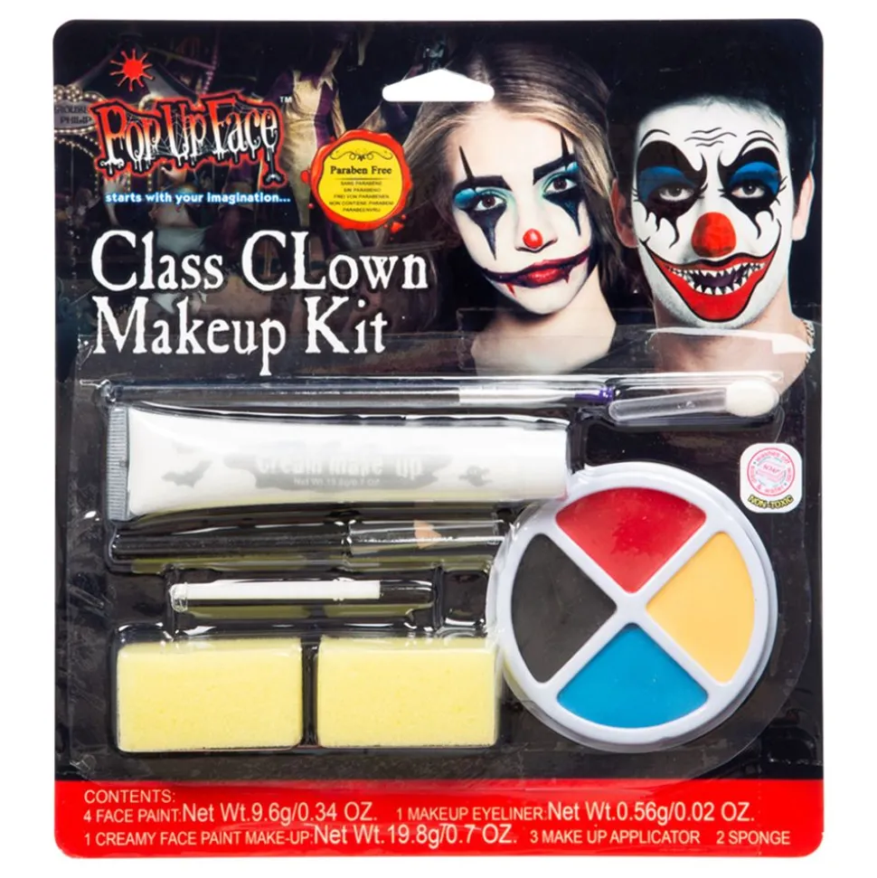 FaceOn Sminkset Läskig Clown