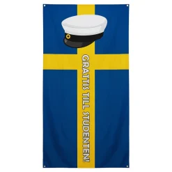 Fasadflagga Grattis till Studenten!