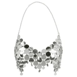 Festivaltopp Paljetter Silver