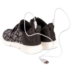 Fiberoptiska LED Skor Svart