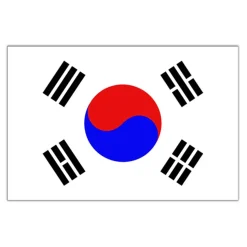Flagga Sydkorea