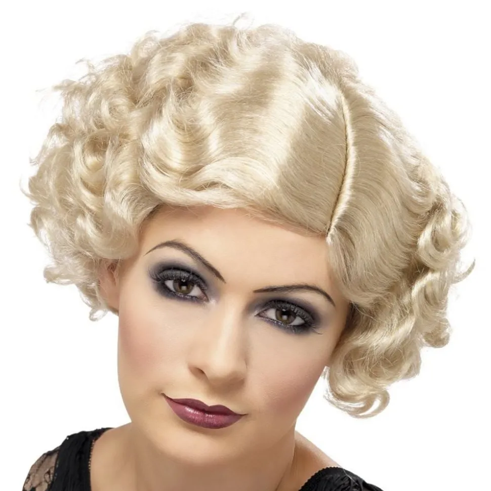 Flirty Flapper Blond Peruk