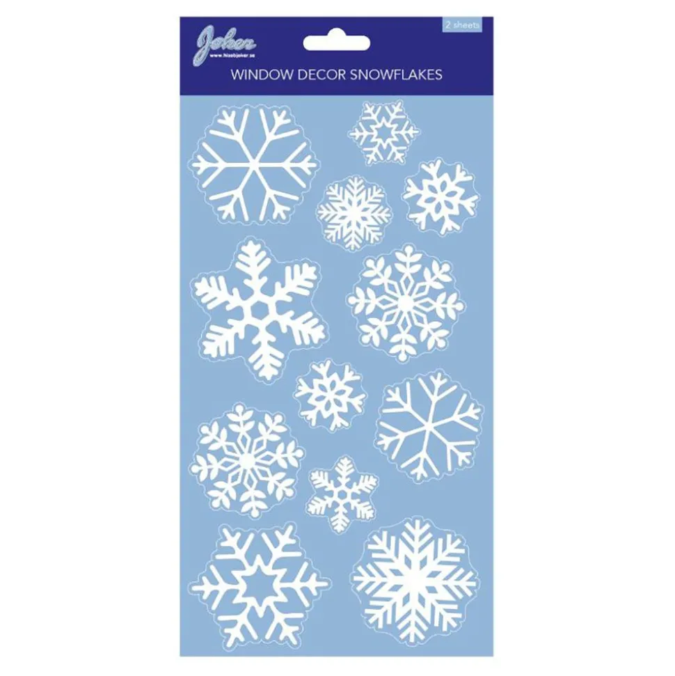Fönsterdekorationer Snöflingor