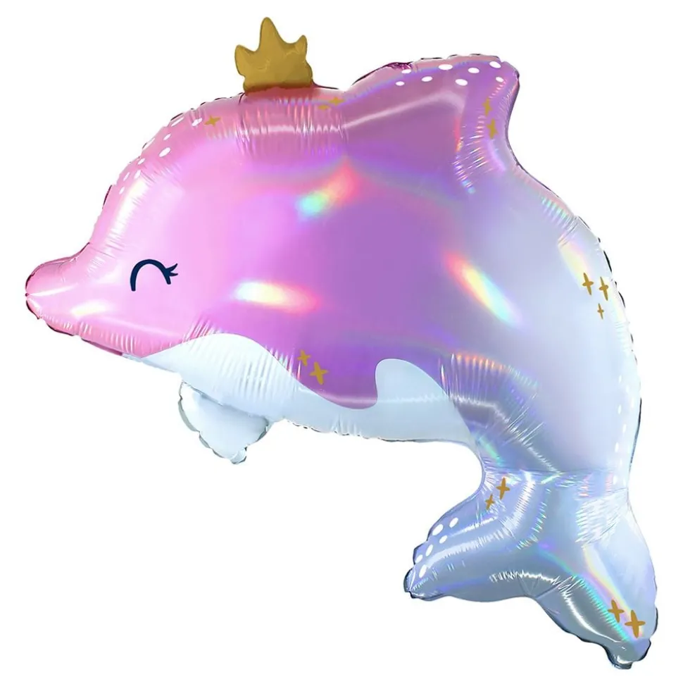 Folieballong Glödande Delfin