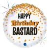 Folieballong Happy Birthday Bastard