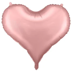 Folieballong Hjärta Rosa