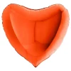 Folieballong Hjärta Stor Orange