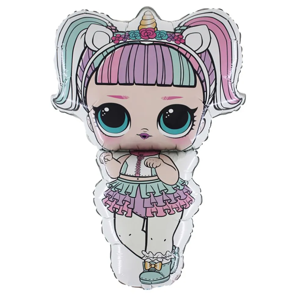 Folieballong LOL- Surprise Unicorn Shape