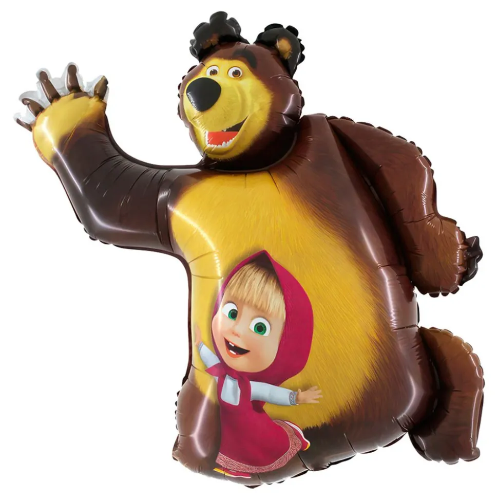 Folieballong Masha och Björnen Shape
