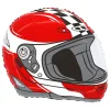 Folieballong Motorcykelhjälm