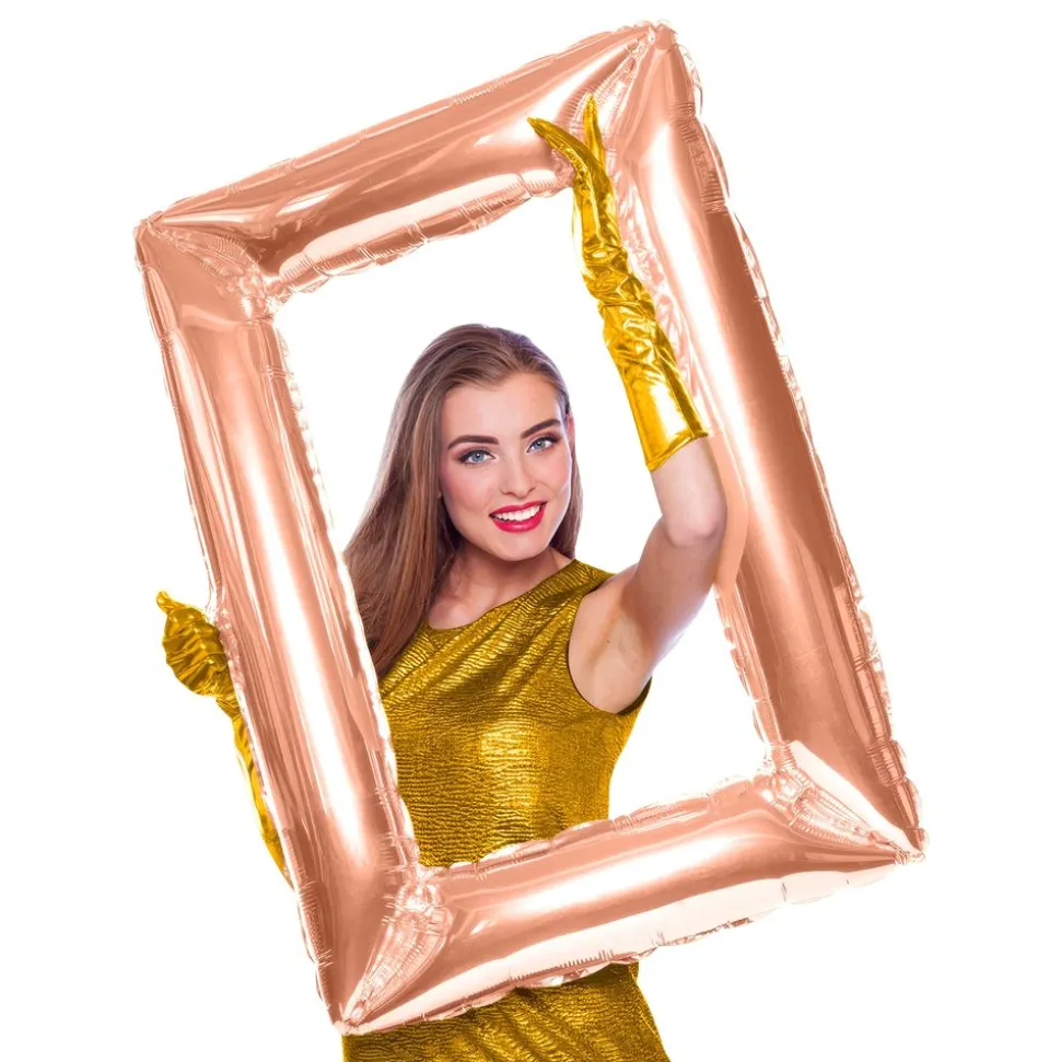Folieballong Selfieram Roséguld