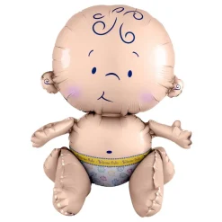 Folieballong Sittande Bebis