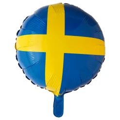 Folieballong Svenska Flaggan