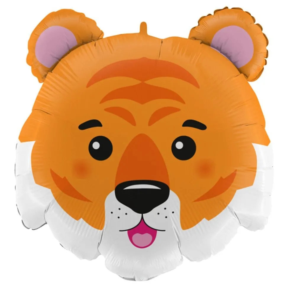 Folieballong Tiger Huvud