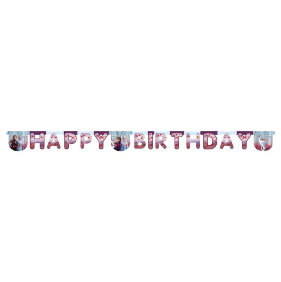 Frozen 2 Happy Birthday Banderoll
