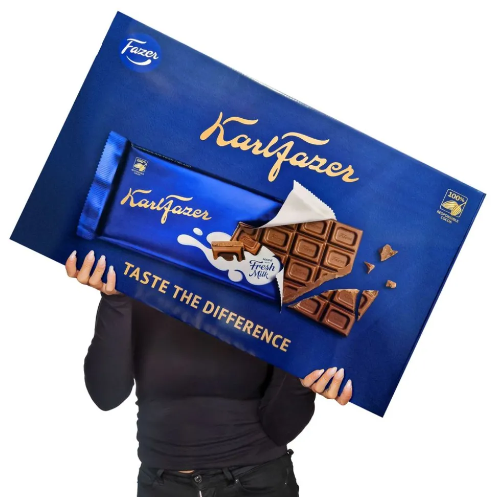 Gigantisk Choklad Karl Fazer