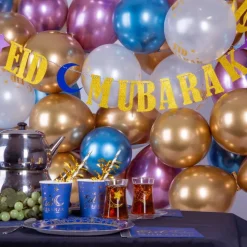 Girlang Eid Mubarak Guld Glitter