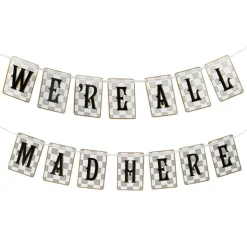Girlang We're All Mad Here Alice Wonderland