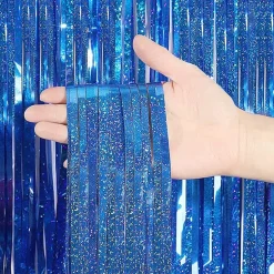 Glitterdraperi Holografiskt