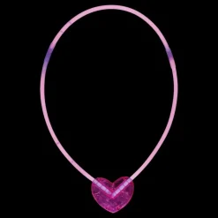 Glowstick Halsband med Hjärta
