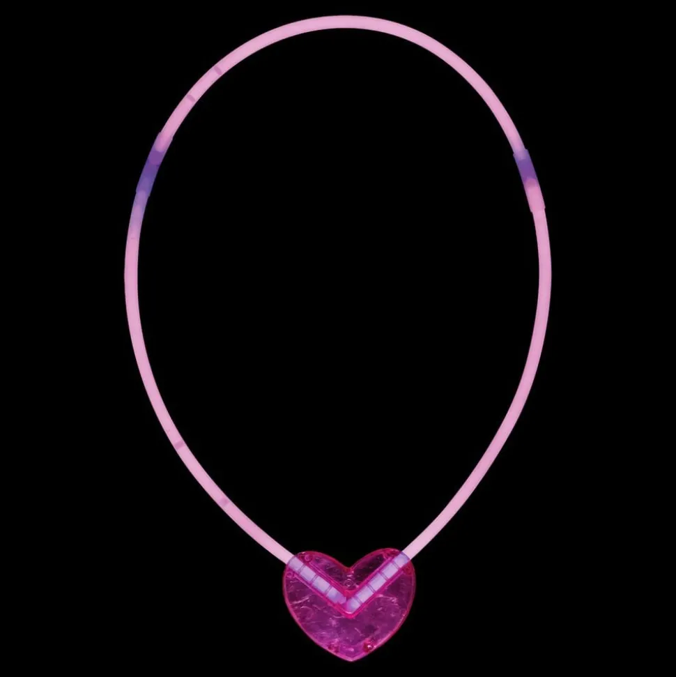 Glowstick Halsband med Hjärta