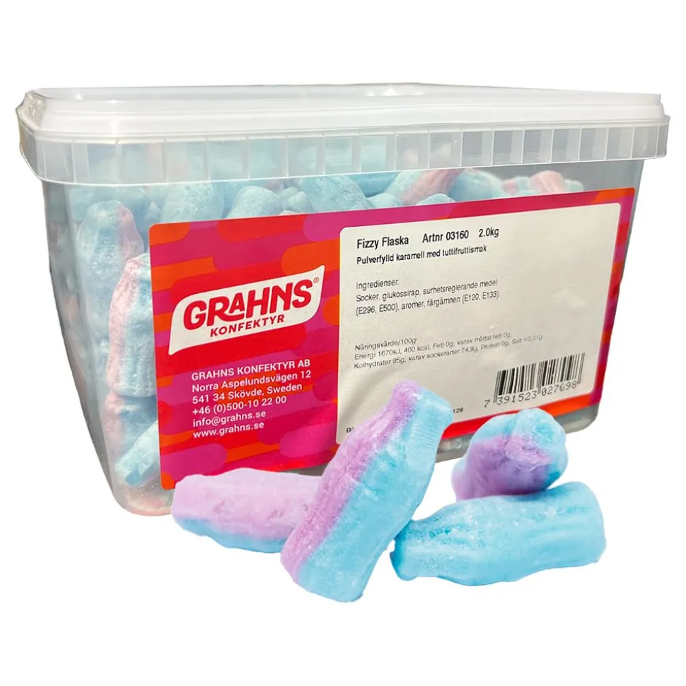 Grahns Fizzyflaska Godis Storpack