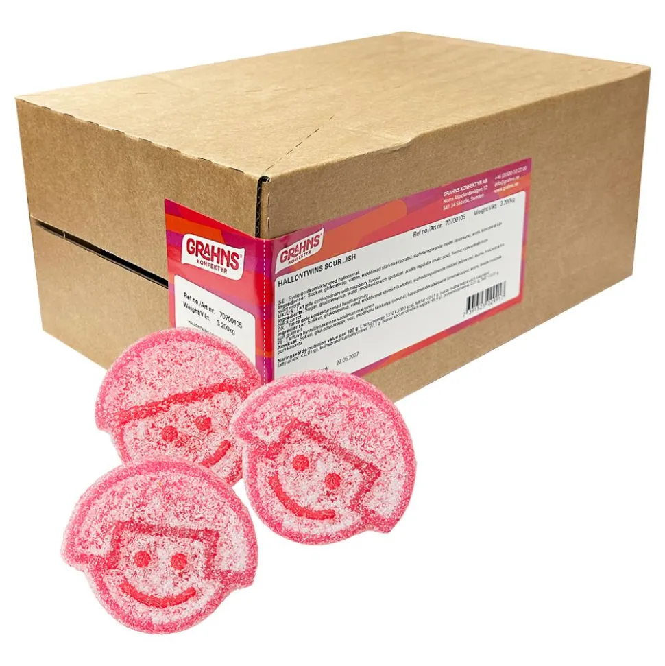 Grahns Hallontwins Sour..Ish Storpack