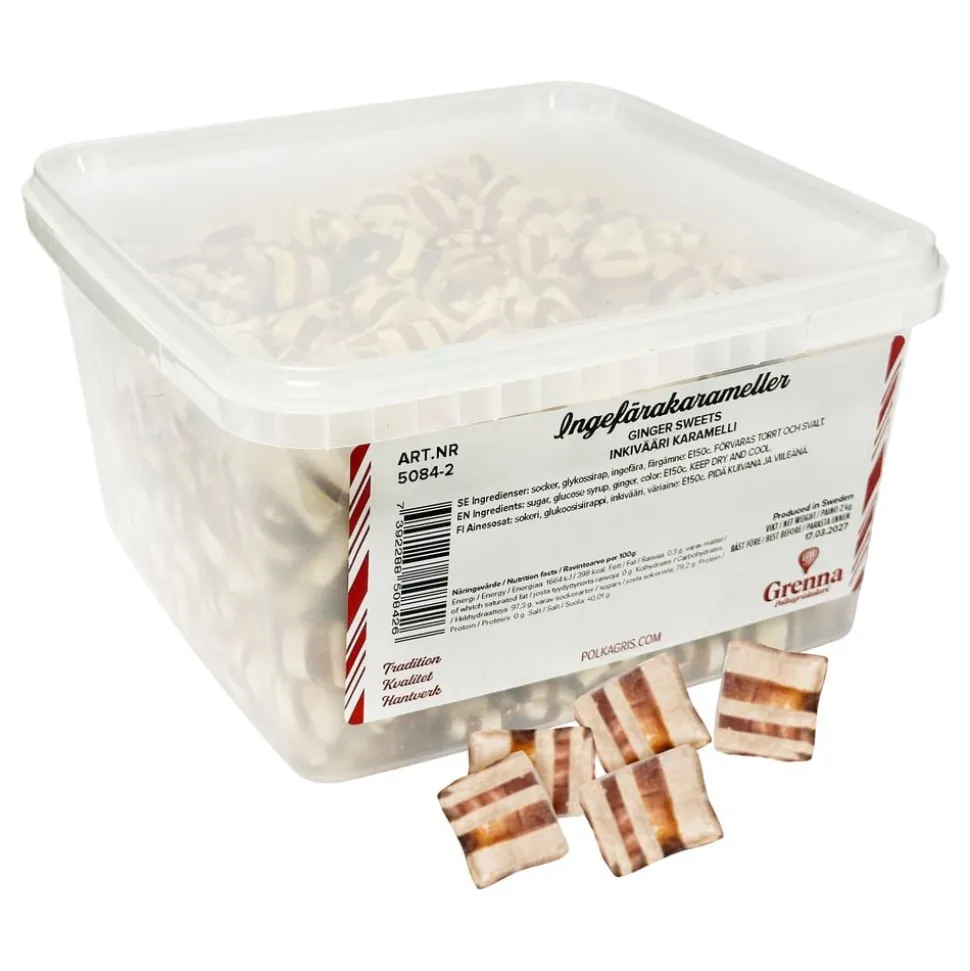 Grenna Ingefärskarameller Storpack