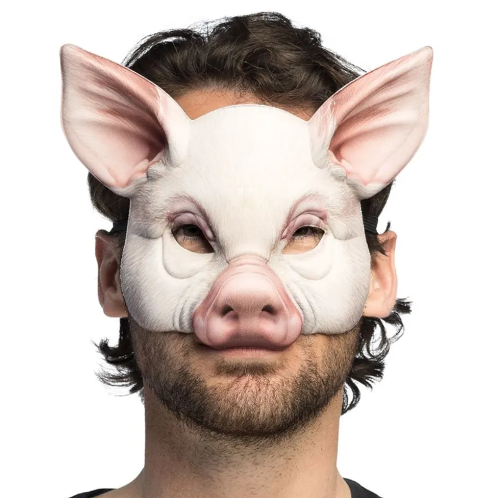 Gris Halvmask