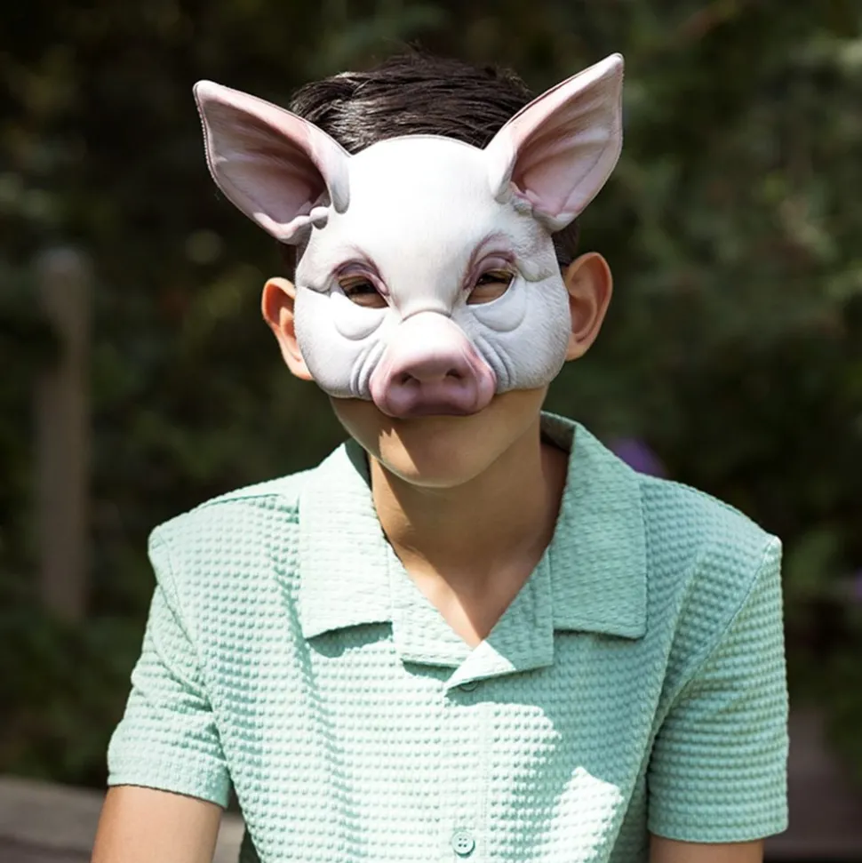 Gris Halvmask