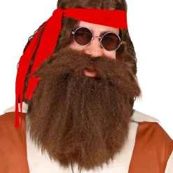 Grottmänniska Mustasch & Skägg Brun