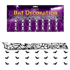 Halloweendekoration Spindelnät med Fladdermöss
