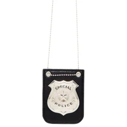 Halsband med Polisbricka