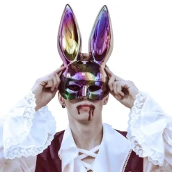 Halvmask Kanin Iredescent