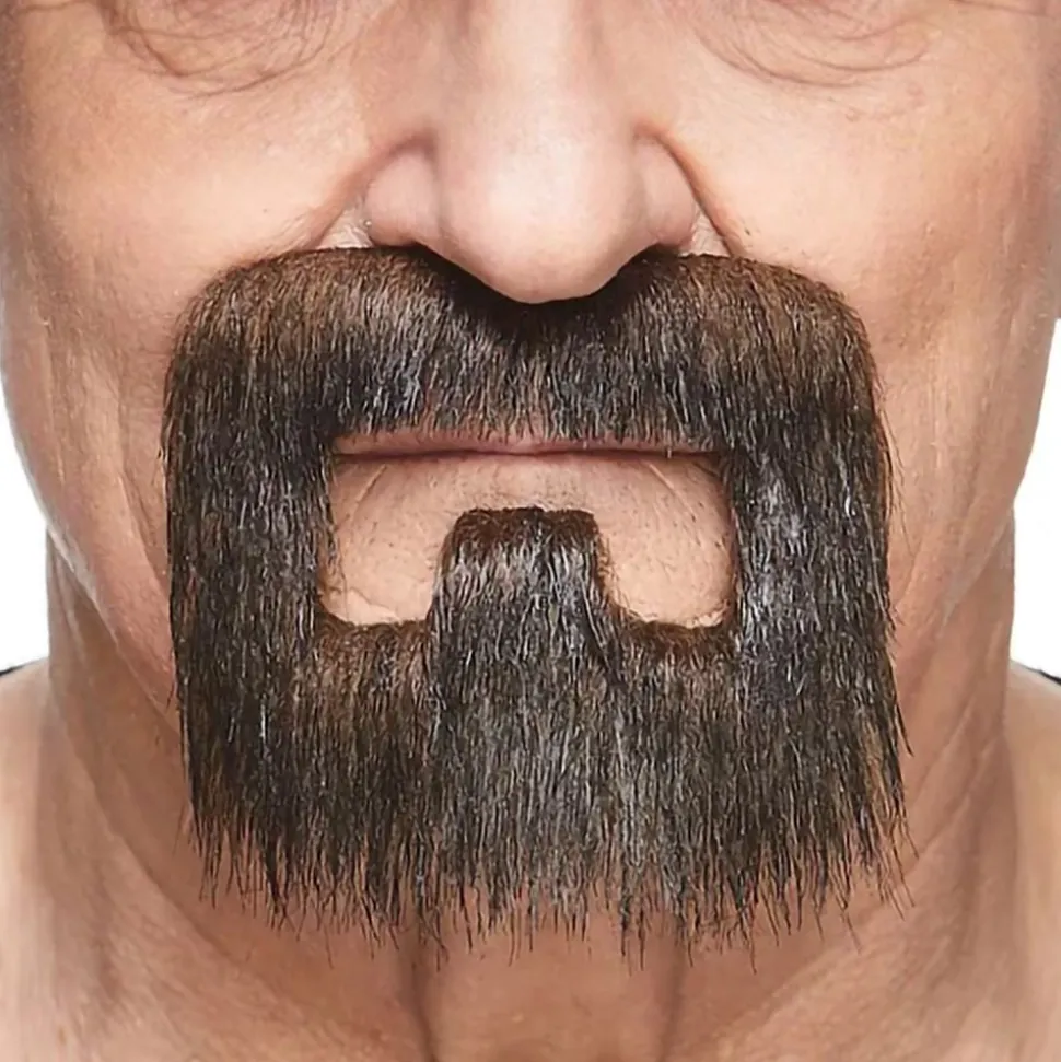 Hantverkare Mustasch Brun