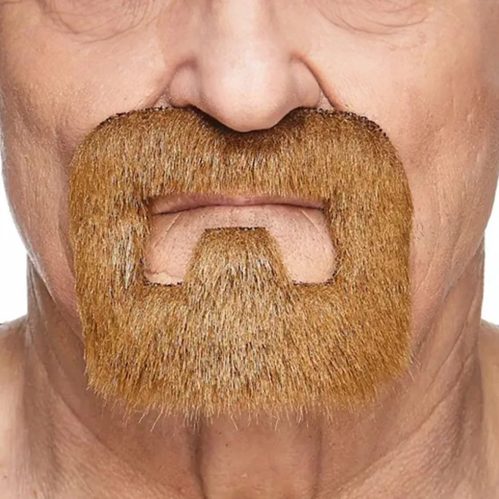 Hantverkare Mustasch Röd