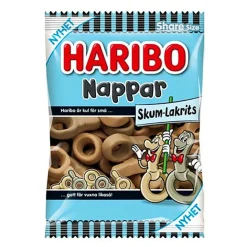 Haribo Nappar Skum-Lakrits