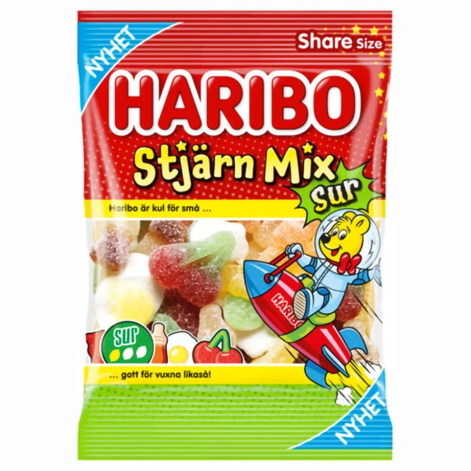 Haribo Stjärn Mix Sur
