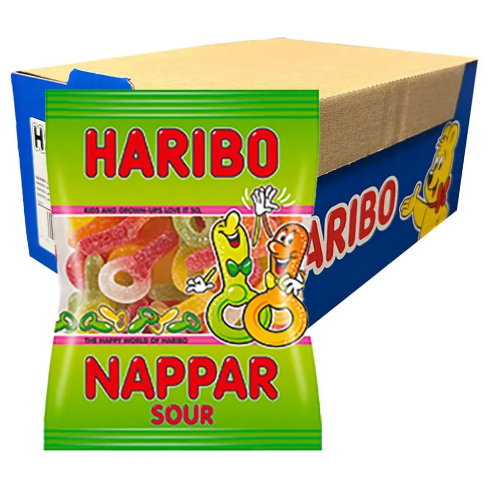 Haribo Sura Nappar Godispåsar Storpack
