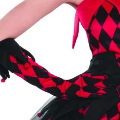 Harlequin Klänning Maskeraddräkt