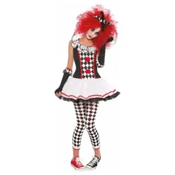 Harlequin Clown Barn Maskeraddräkt